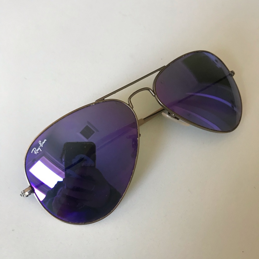 Purple Ray-Ban Aviators